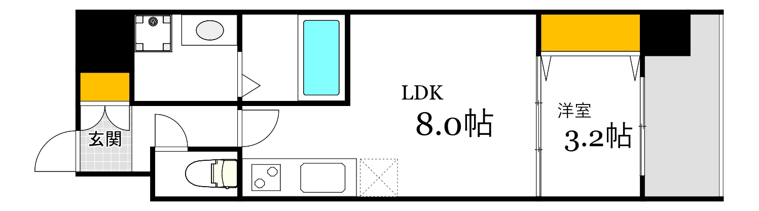 エイトバレー50の間取り