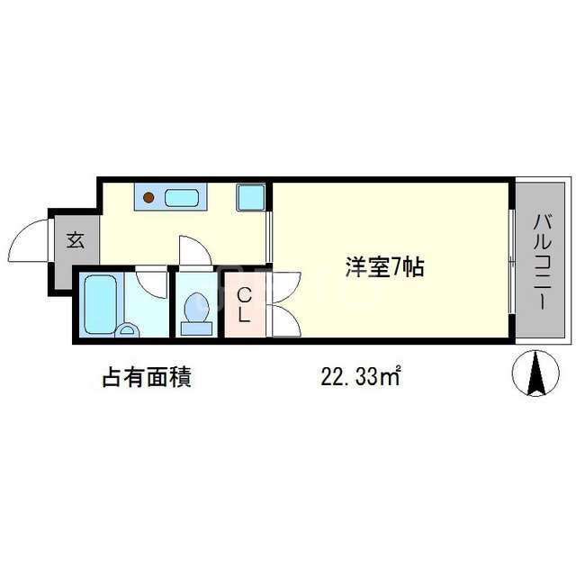 サンライズ木野の間取り