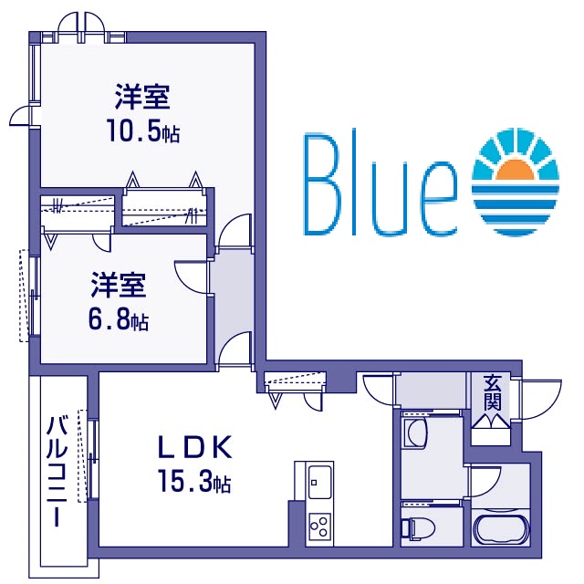 【ヴァンベ一ル鎌倉の間取り】