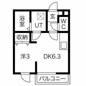 メリディアンなないろの里弐番館の間取り