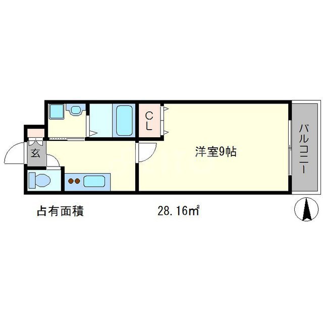 【カノン修学院の間取り】