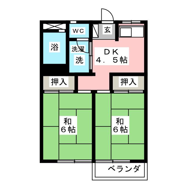 サンハイツの間取り