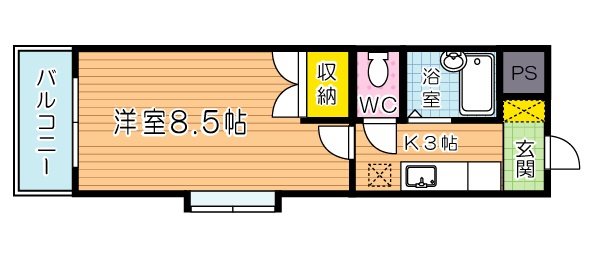 ＲＩＳＯ到津（リーゾ到津）の間取り