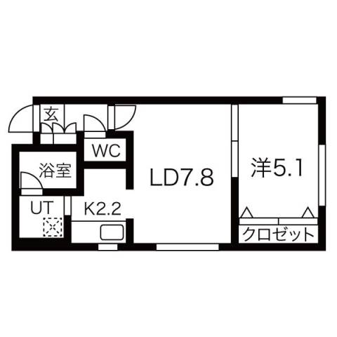 パナメーラ学園前の間取り