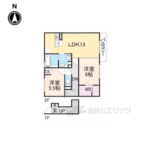 トラディシオンＢ棟の間取り