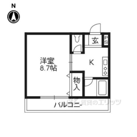 パルコーポ久御山の間取り