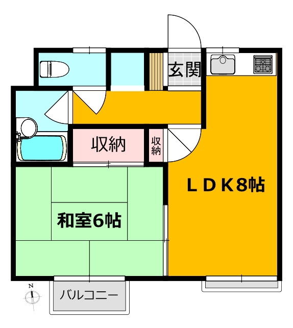 アーバンライフ赤坂　壱番館の間取り