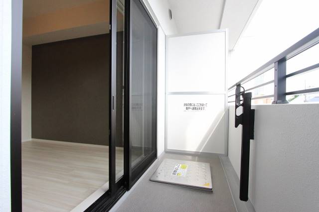 バルコニー　広く使えるバルコニーです