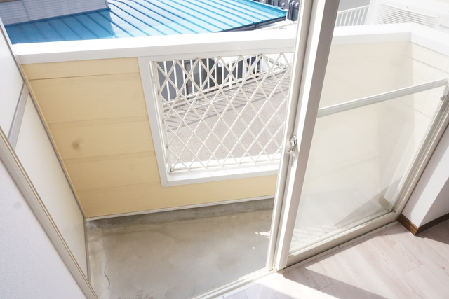 バルコニー　南向きのバルコニーです