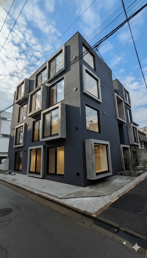 建物外観　見た目にもおしゃれなデザイナーズ