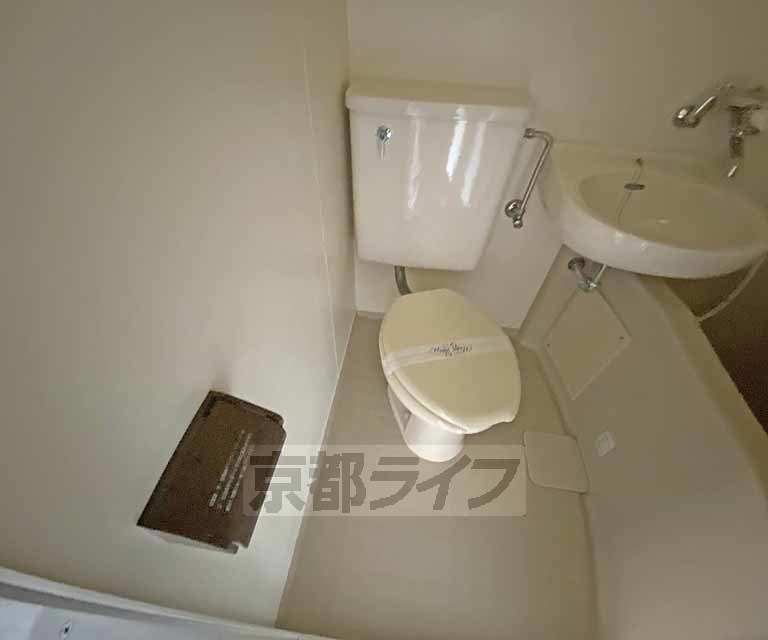 トイレ　ユニットバスのトイレです。