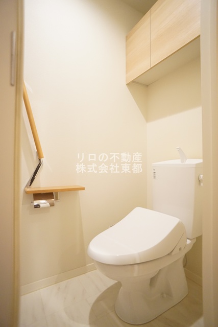 トイレ　洗浄便座付です！