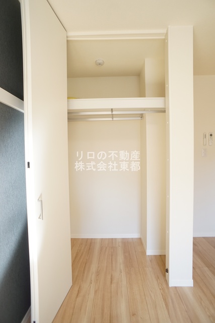収納　奥行のある収納付です！増えがちな荷物をもスッキリ収納できます