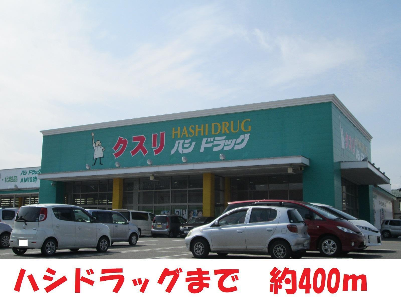 ドラックストア　ハシドラッグ（ドラッグストア）まで400m