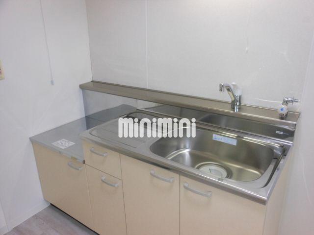 キッチン　ガスコンロ設置可能。ピカピカのキッチンです☆