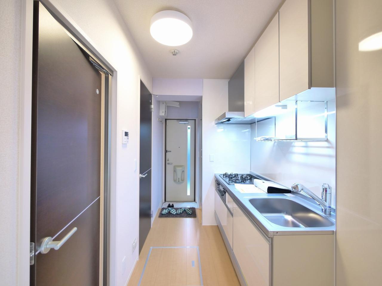 キッチン　3口コンロ付きキッチン♪