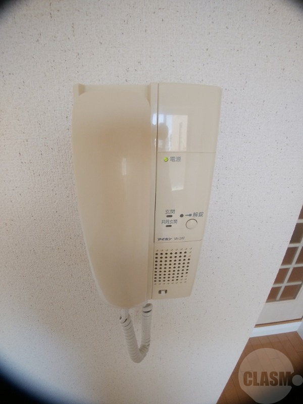 セキュリティ　音声付きインターフォン！