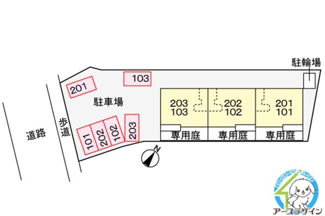 駐車場　※パース写真