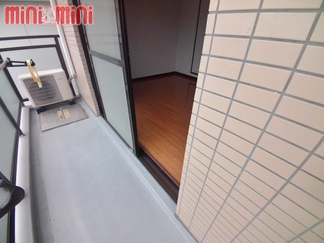 バルコニー　南向きのバルコニー。