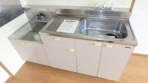 キッチン　２口ガスコンロが置ける流し台♪（イメージ）