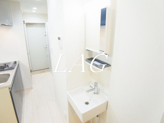 洗面設備　洗面台です。