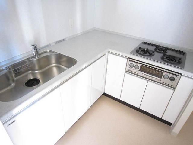 キッチン　☆３口システムキッチン