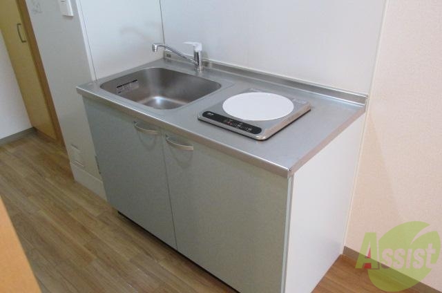 キッチン　１口ＩＨコンロ、十分です。