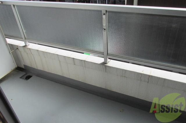 バルコニー　広いベルコニーです。