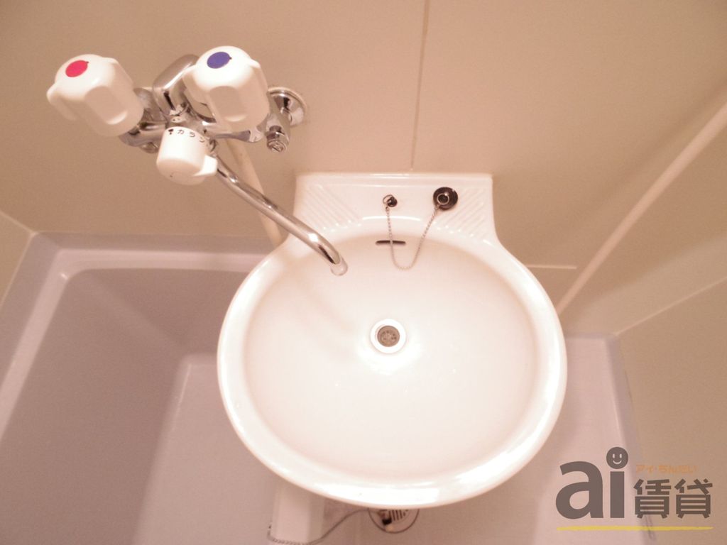 洗面設備　※別号室写真です。