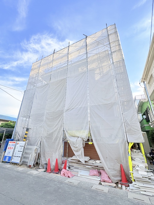 建物外観　建築中