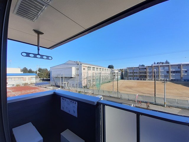 バルコニー　落ち着いた時間を過ごせるバルコニーです