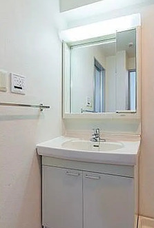 洗面設備　別タイプ部屋　参考写真です
