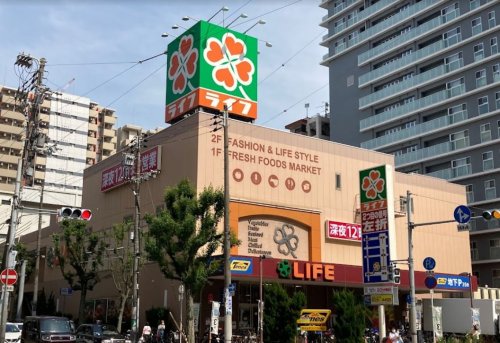 スーパー　ライフ　天神橋店（スーパー）まで107m