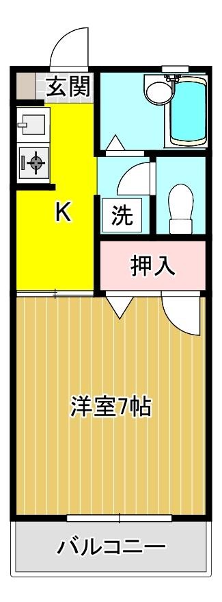 エクセルパークAの間取り写真