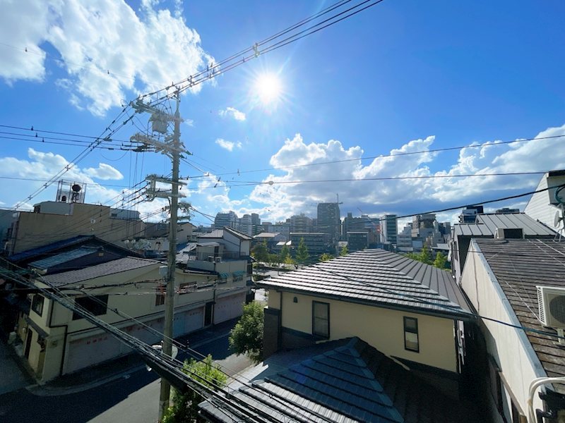 眺望　鴨川一望です！京都の街並みを眺めることが出来ます◎