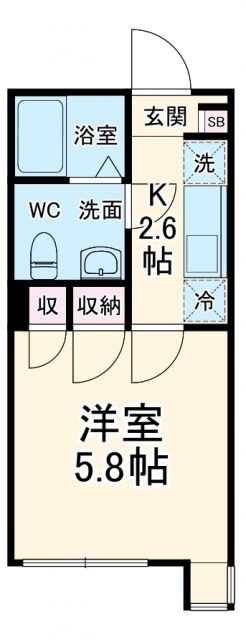 バードソング津田沼の間取り写真