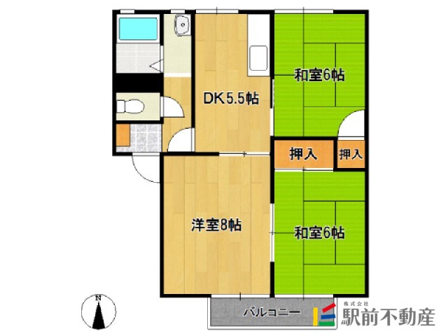 アミューズメントシティWING E棟の間取り写真
