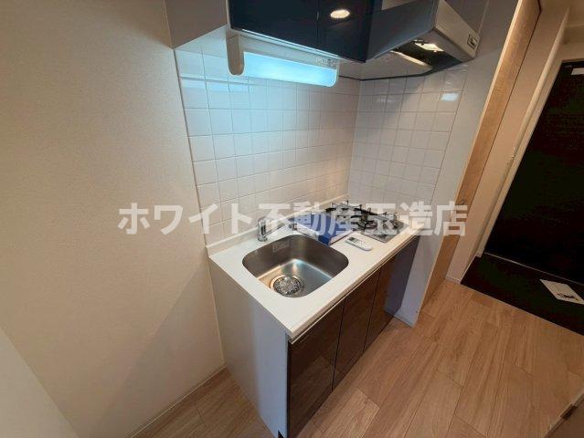 地下鉄長堀鶴見緑地線 玉造駅 徒歩1分 14階建 築10年のキッチン写真