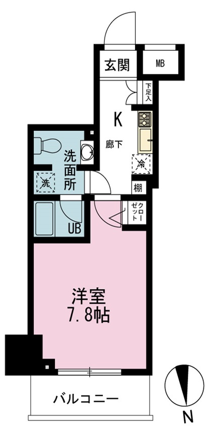 GENOVIA新宿御苑green veilの間取り写真