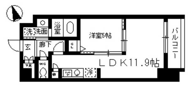 ファインクレスト入谷の間取り写真