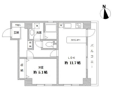 ラクラス田原町の間取り写真