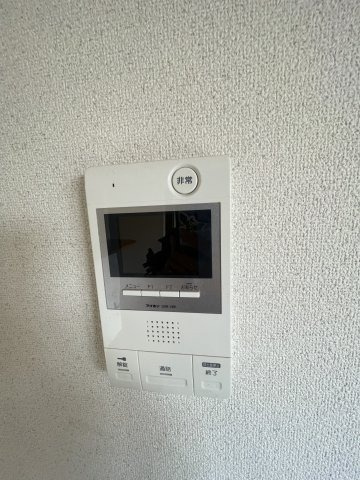 セキュリティ　モニター付きインターホンがあります
