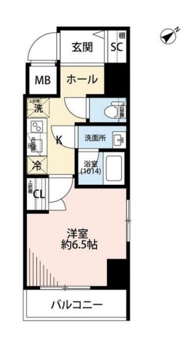 プレール・ドゥーク月島IIの間取り写真