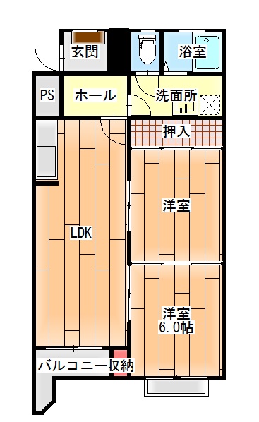 レジデンス楢山の間取り写真