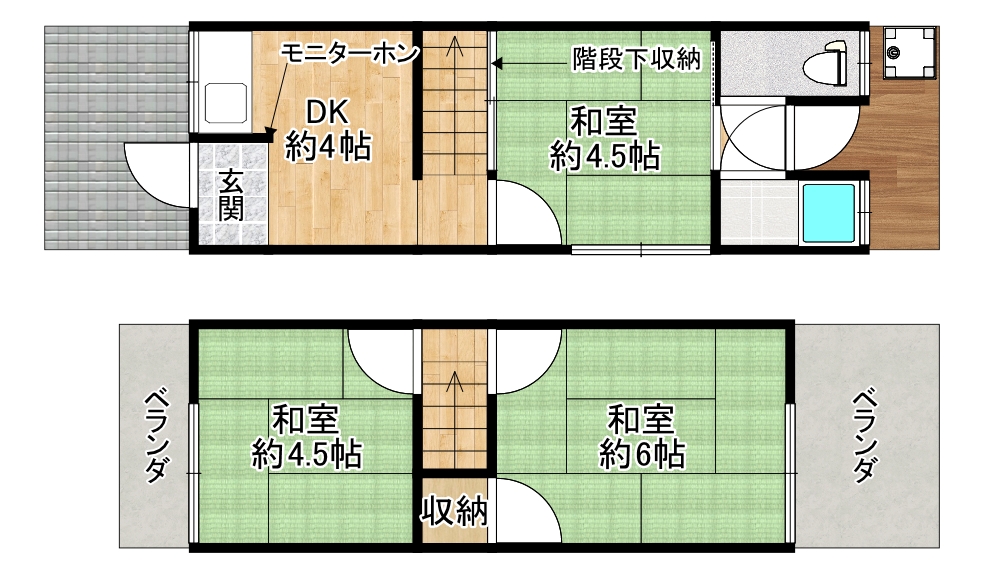 食満3丁目戸建の間取り写真