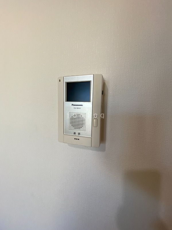セキュリティ　モニター付きインターホンで来客確認も安心です！