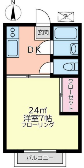 ベルアズーリの間取り写真