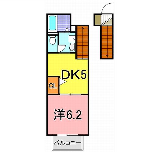 山陽電鉄本線 西二見駅 徒歩5分 2階建 築21年の間取り写真