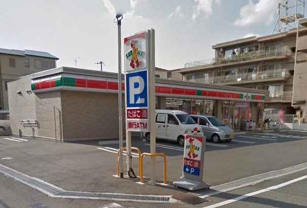 コンビニ　サンクス摂津新在家店（コンビニ）まで510m