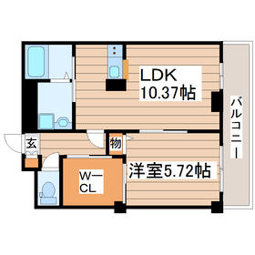 ラシーネ錦町の間取り写真